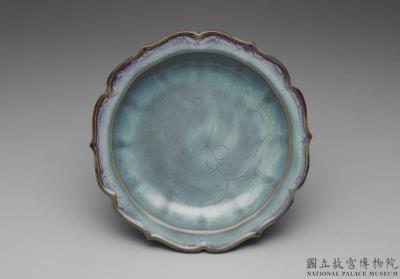 图片[2]-Lotus-shaped pot stand with azure and aubergine glaze, Chin to Yuan dynasty-China Archive